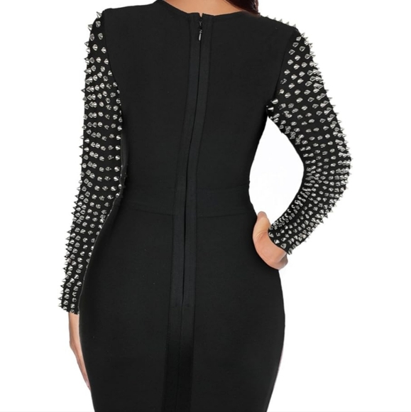 Spike studded bandage dress - Picture 3 of 4